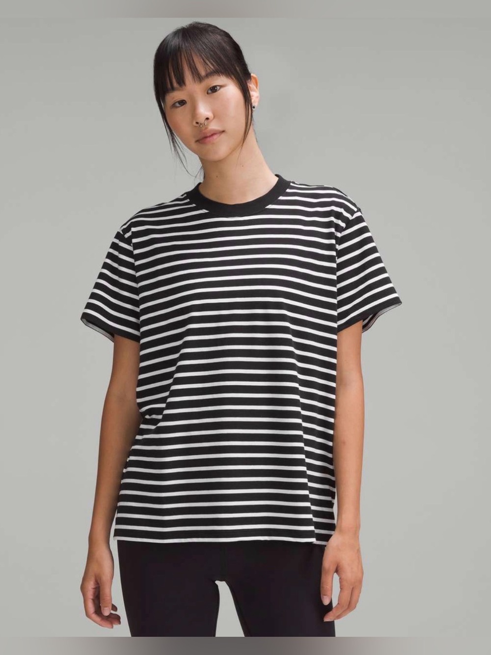 Lululemon All Yours Cotton T-Shirt Yachtie Stripe  2